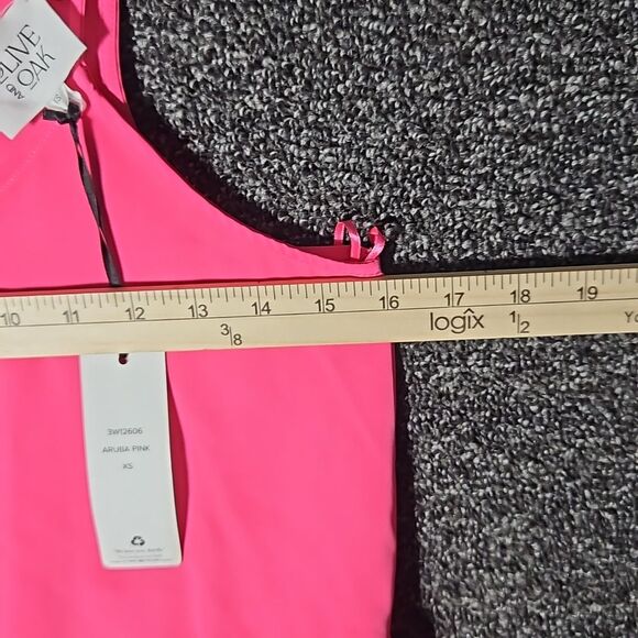 NWT Olive and Oak Pink XS Spaghetti Strap Top Blouse - Picture 10 of 12